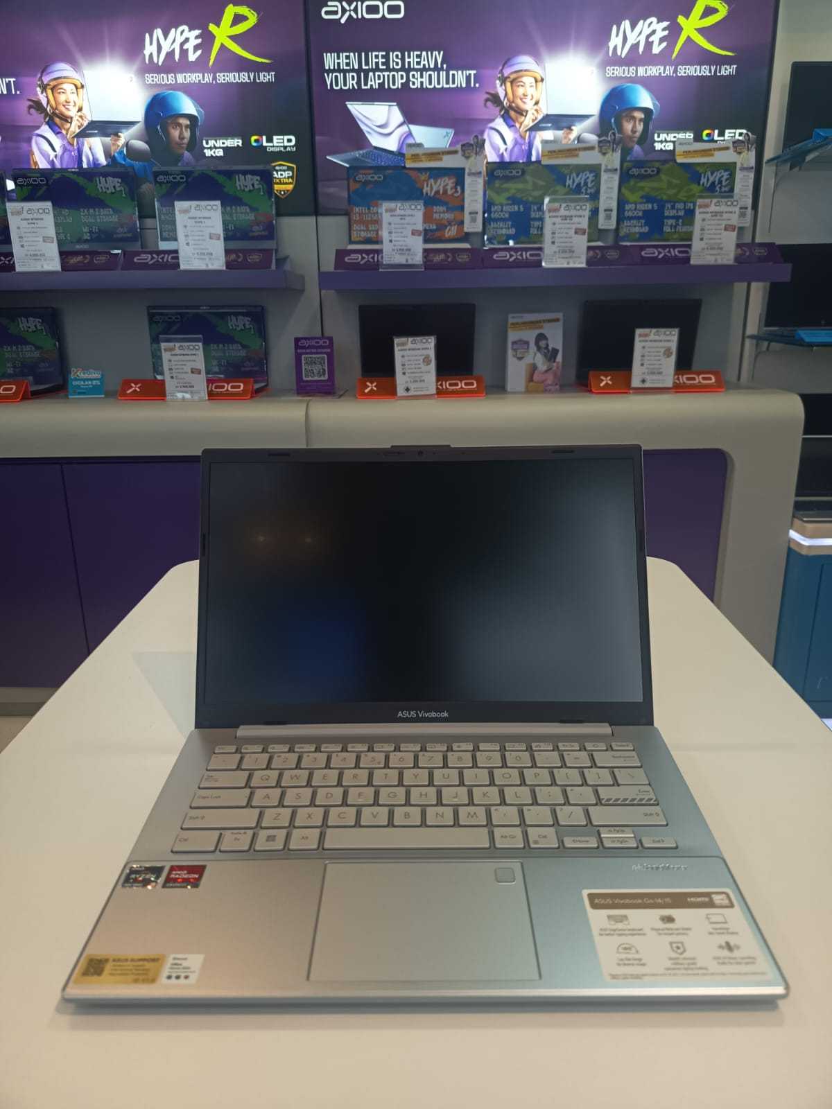 ASUS Vivobook Go 14 E1404FA-FHD3823M AMD Ryzen 3 7320U RAM 8GB SSD 256GB W11 Home + OHS 2024 + Microsoft 365 Basic