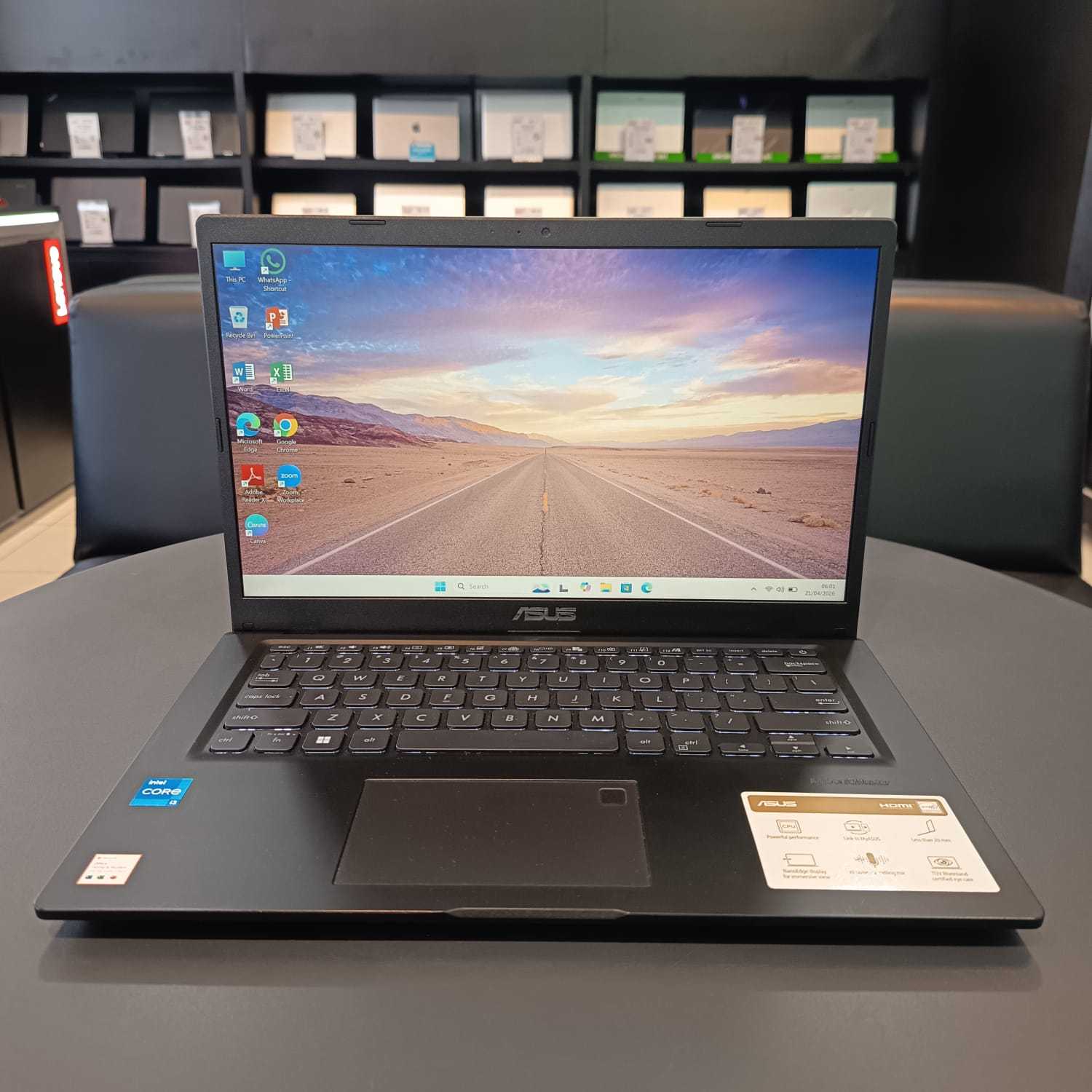 ASUS VIVOBOOK X415EA A1400EA SECOND LIKE NEW INTEL CORE i3-1115G4 RAM 8GB SSD 256 GB NVME WIN 11