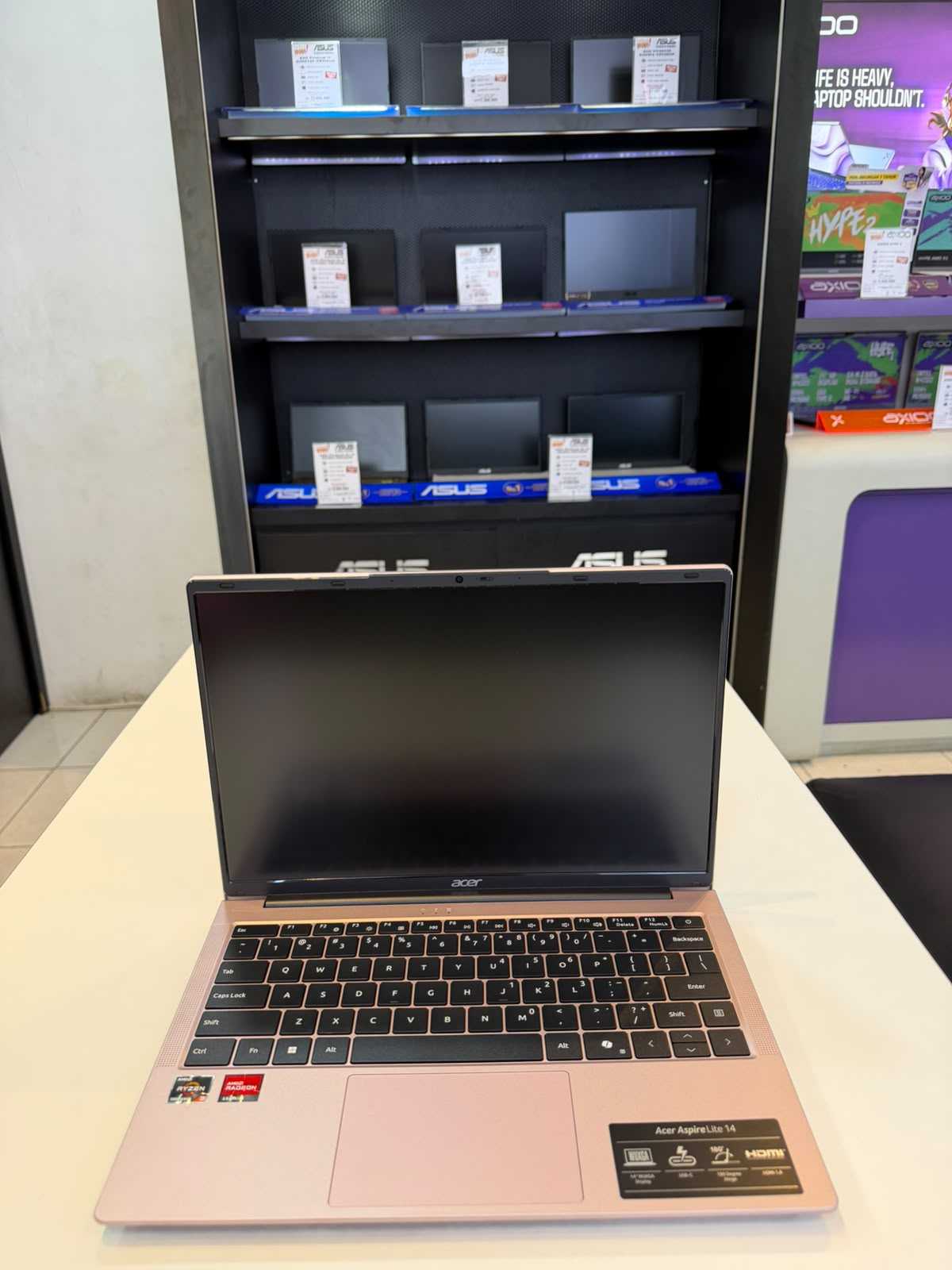 ACER Aspire AL14-45P-R1QH AMD Ryzen 3 5400U 8GB DDR4 512GB W11 Home + OHS 2024 Rose Sakura 