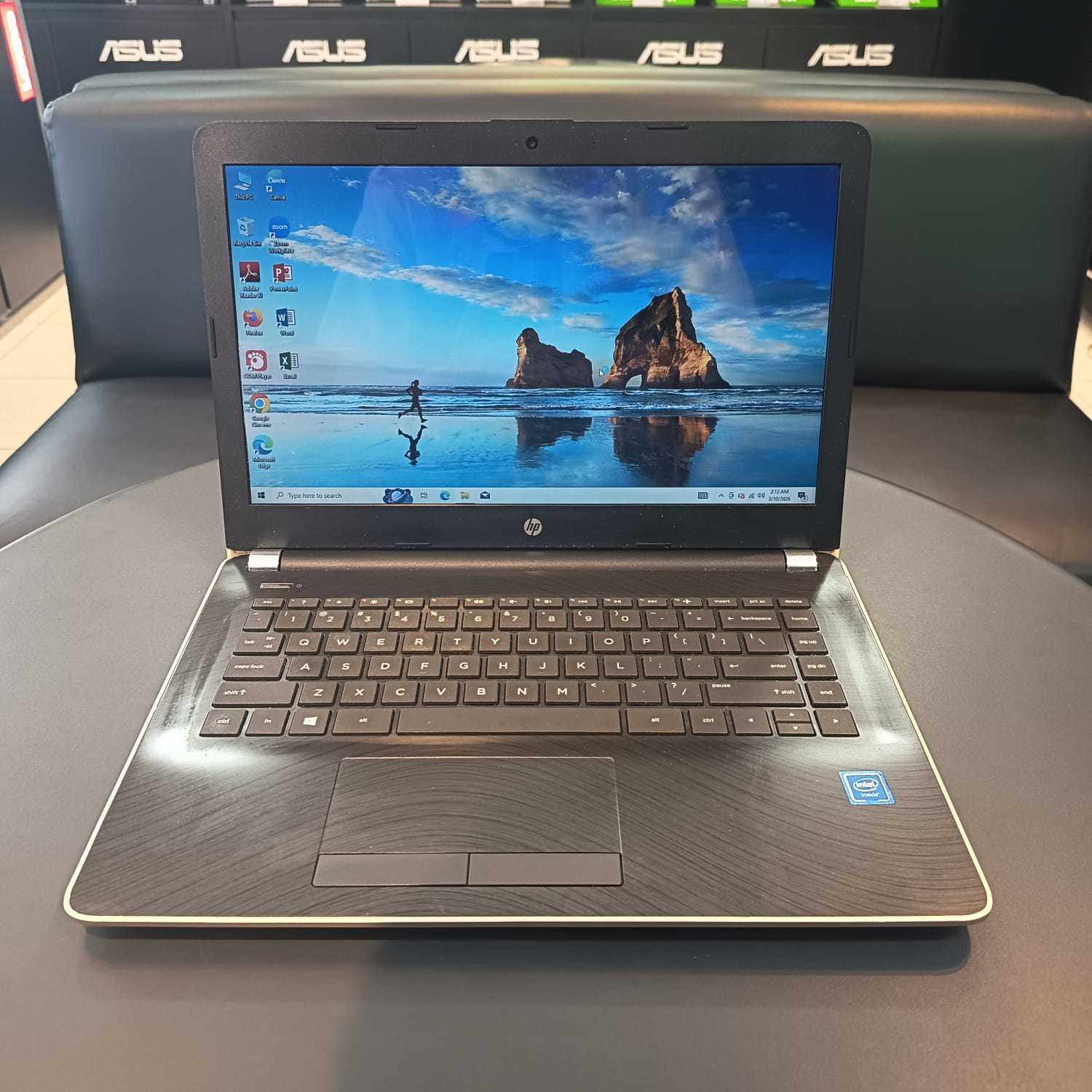 HP 14-BS0XX SECOND  INTEL N3060 RAM 8GB  HDD 500GB WINDOWS 10 HOME