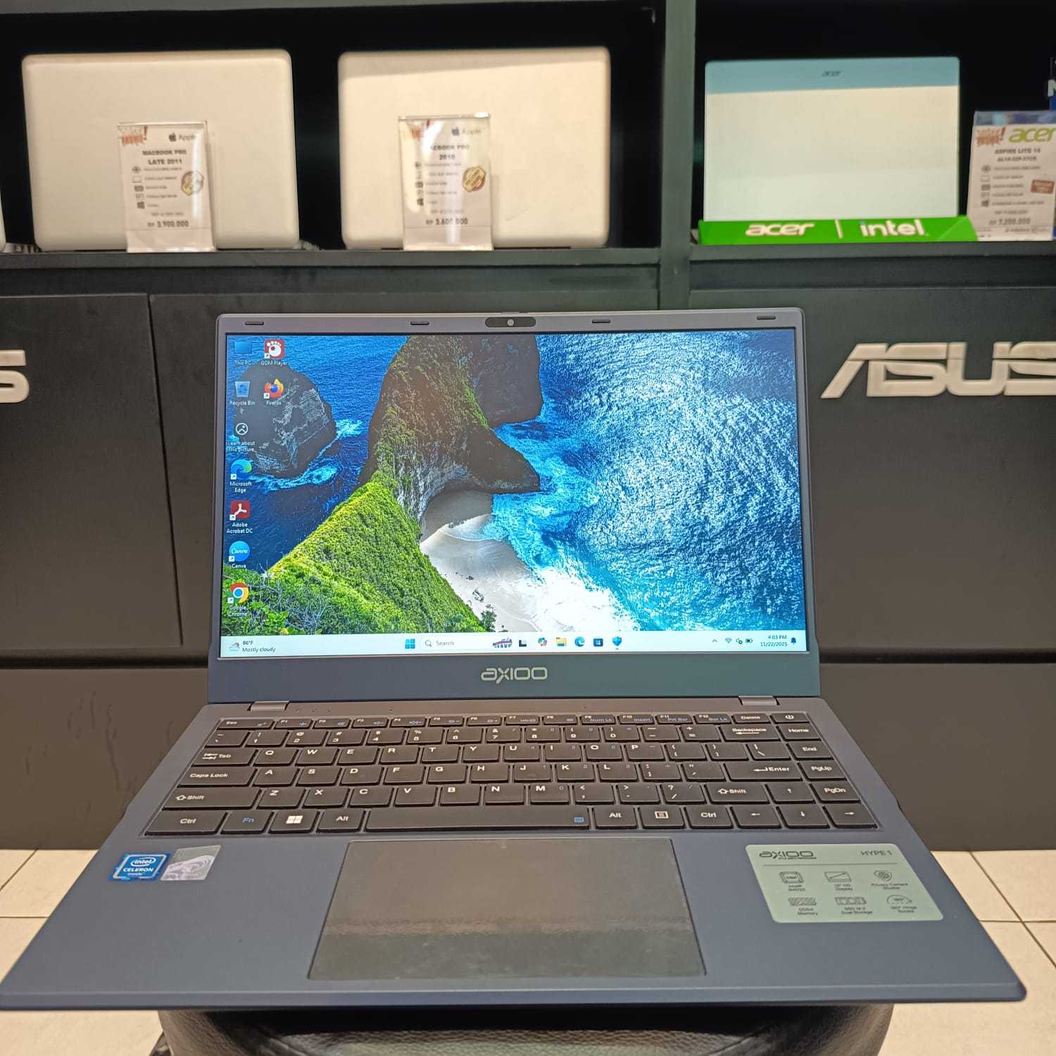 AXIO MYBOOK HYPE 1 INTEL CELERON N4020 RAM 8 GB SSD 128 GB WINDOWS 11/FULLSET