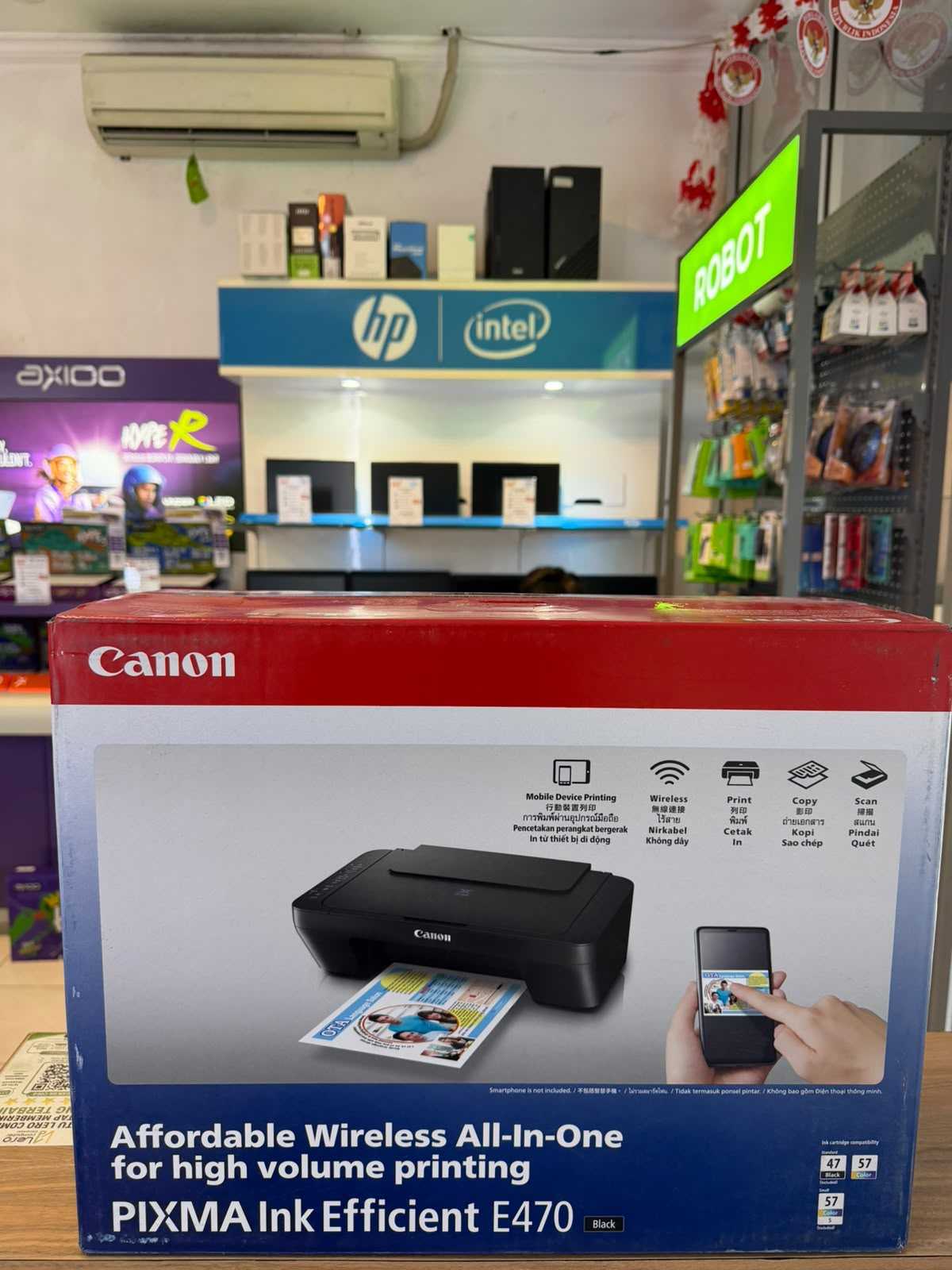 PRINTER CANON E470 Ink Efficient PSC (Black)