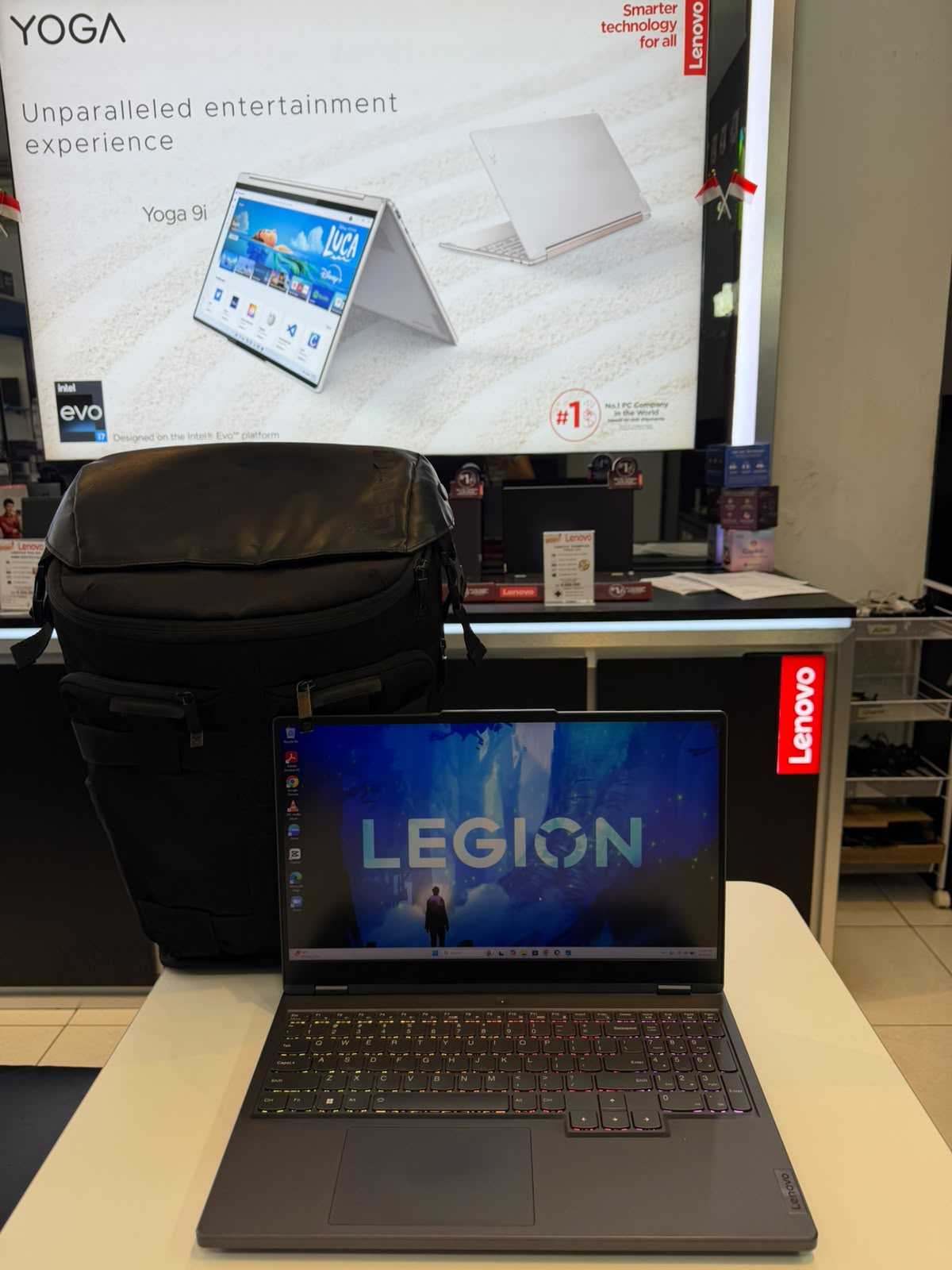 Second Like New Lenovo Legion 82RD Proc AMD Ryzen 7 6800H Ram 16Gb DDR5  SSD 512Gb VGA RTX 3060 Kelengkapan Unit,Charger,Tas