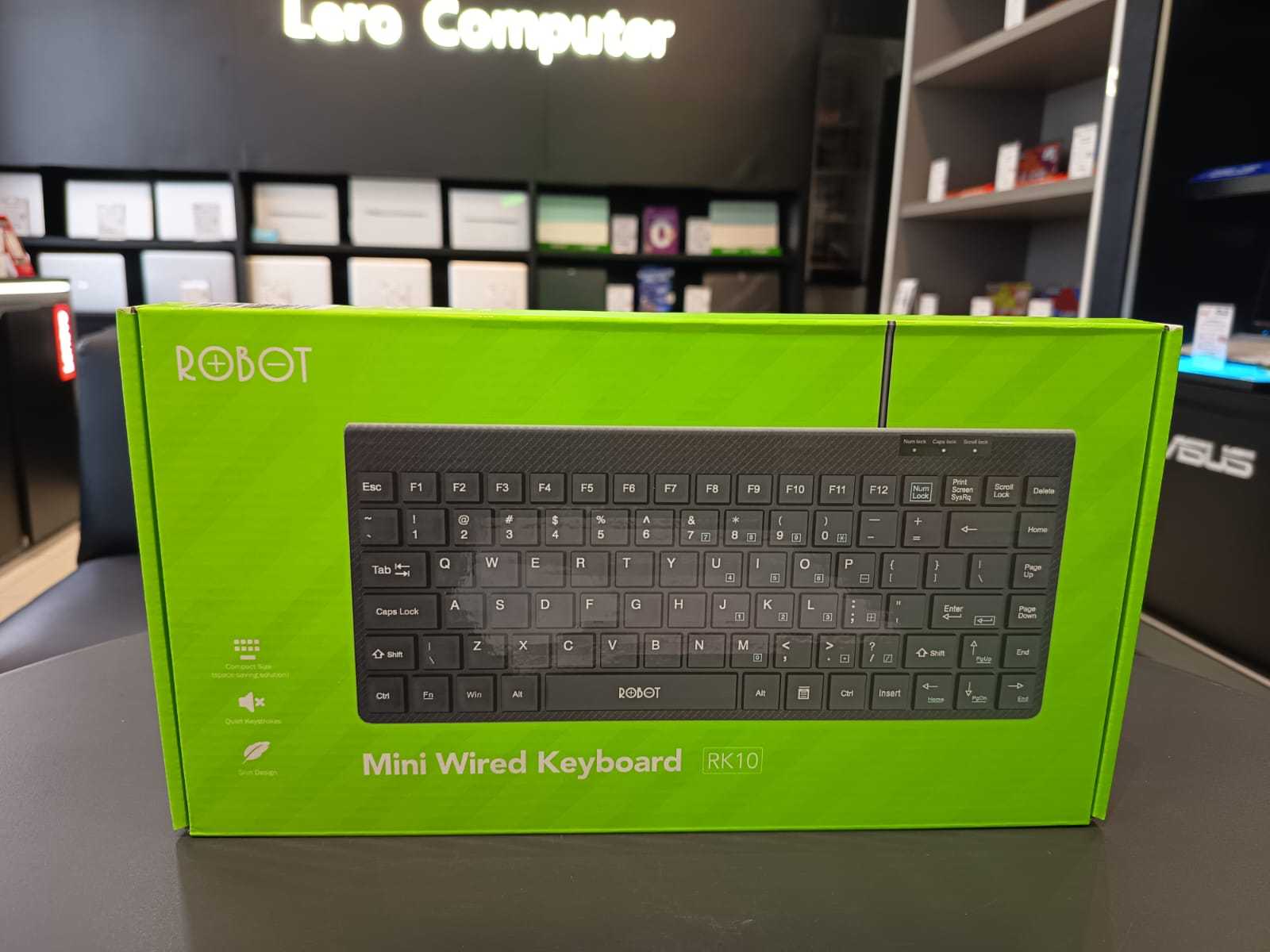 Keyboard Mini USB ROBOT  RK10 Black