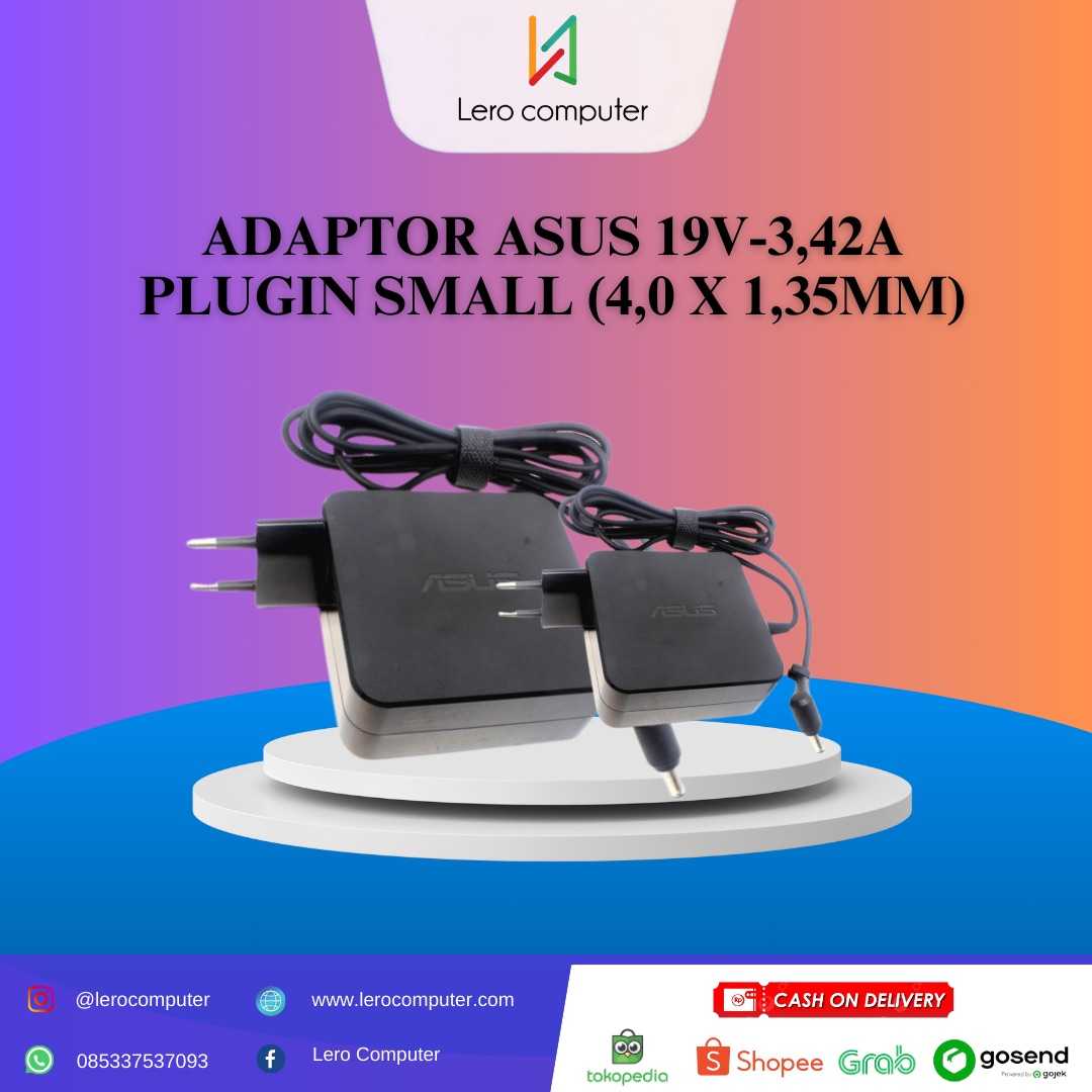 ADAPTOP ASUS 19V-3,42 SQUARE (5.5 X 2.5)